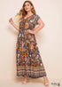 Boho Plus Size Nelly Maxi Dress For Women